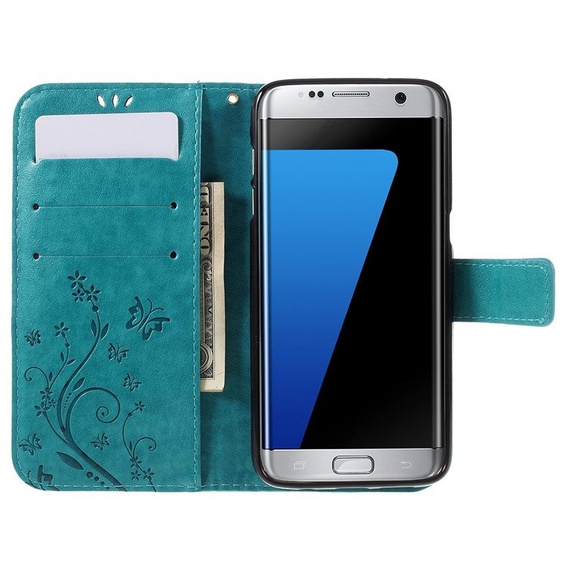 Чохол-книжка для Samsung Galaxy S7 Edge, Butterfly, м'яти