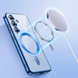 Чохол для Samsung Galaxy S24 FE, Electro MagSafe, м'яти + Скло на екран