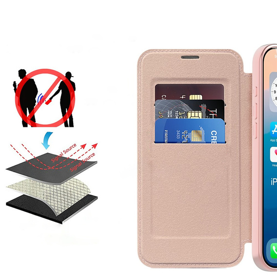 Гаманець MagSafe RFID фліп-чохол із захистом камери для iPhone 17 Pro Max