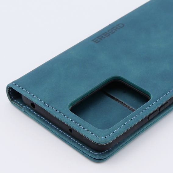 Чехол для Xiaomi 13 lite, ERBORD Vintage, бумажник с клапаном, синий