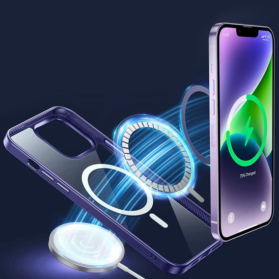 Чoхол до iPhone 14, ERBORD Hybrid MagSafe Case, м'яти