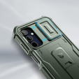 Бронированный чехол для Samsung Galaxy A15, Dexnor Full Body (Two Frames), зелёный