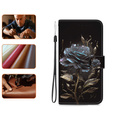 Чохол-книжка для Infinix Hot 40i, Wallet, Rose чорний