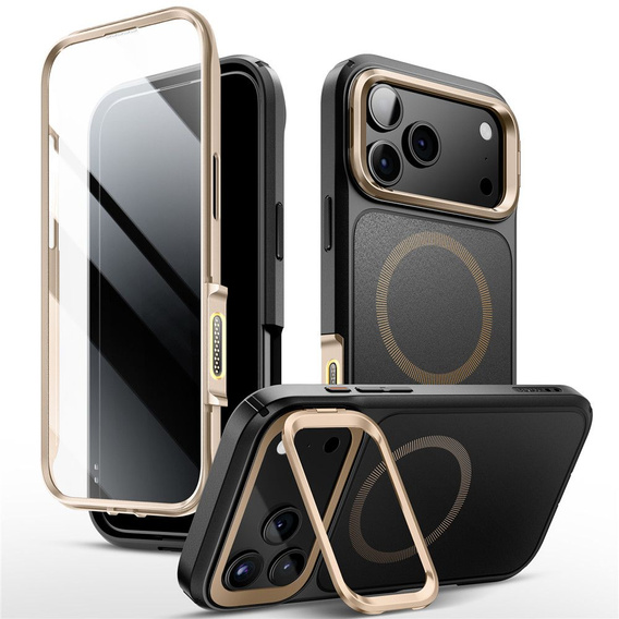 Чохол-сумка для iPhone 17 Pro Max, IBLSN Ares Fip Magsafe, Desert Gold
