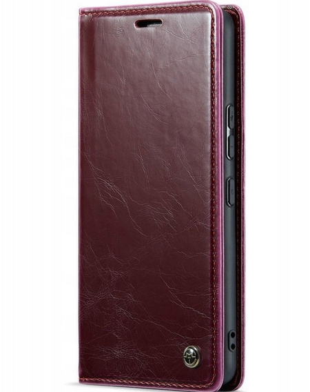 Флип-кейс CASEME для Samsung Galaxy A53 5G, Waxy Textured, бордовый