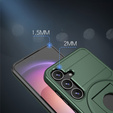 Чохол MagSafe для Samsung Galaxy S24, Military Magnet, чорний
