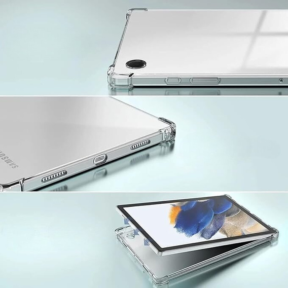 Чохол для Samsung Galaxy Tab A9+, силіконовий, прозорий