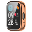 Чехол 2 в 1 с защитой экрана для Xiaomi Redmi Watch 3 Lite / Watch 3 Active,  розовый rose gold