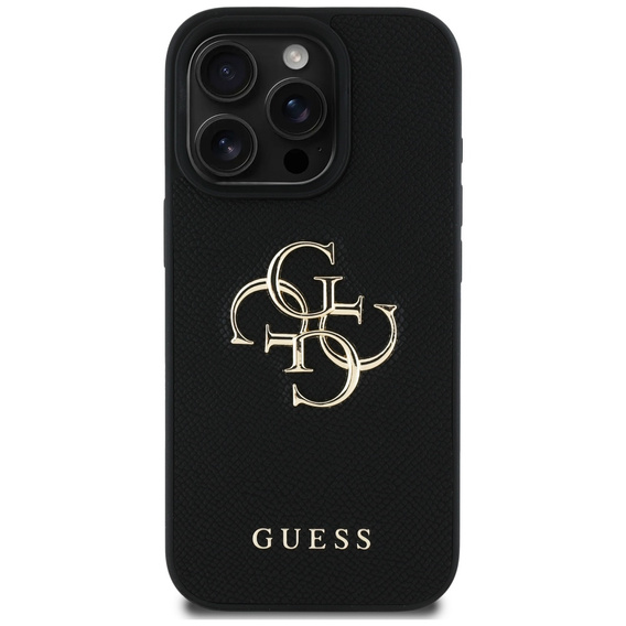 Чохол GUESS Grained Big 4G and Classic Logo для iPhone 16 Pro