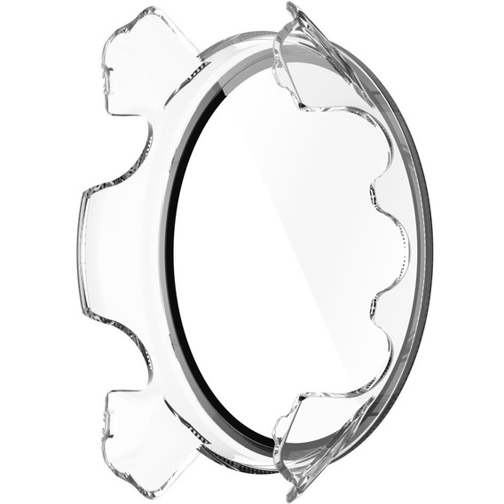 2в1 чохол та захисне скло для годинника Garmin Forerunner 955, Clear
