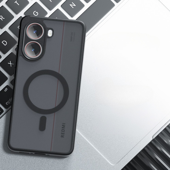 Чохол для Xiaomi Poco X7 Pro 5G, для MagSafe, ERBORD Matt Case, чорний