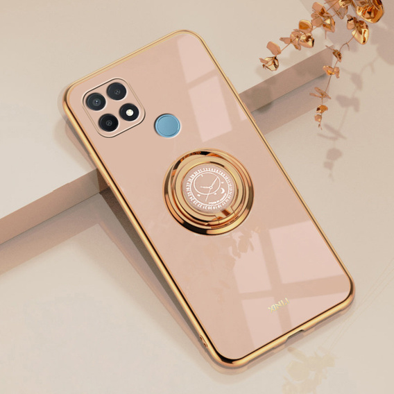 Чoхол до Oppo A15 / A15s, Electro Ring, рожевий