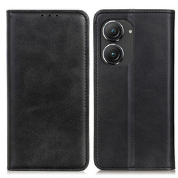 Чохол-книжка для Asus Zenfone 9 5G / 10 5G, Split Leather Wallet, чорний