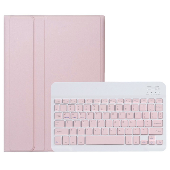 Чехол + клавиатура Apple iPad Air 11" 6 gen. 2024, Leather Pen Slot, розовый rose gold