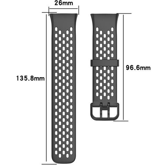 Силиконовый ремешок для Xiaomi Mi Band 7 Pro, Black