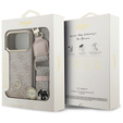 Чехол GUESS 4G Strass Logo с ремешком, MagSafe для iPhone 17 Pro Max