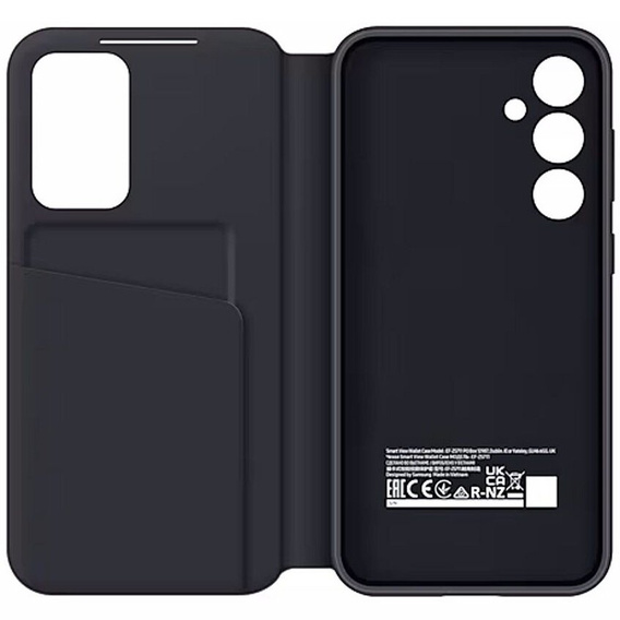 Оригінальний чохол Samsung для Galaxy S23 FE, S View Wallet Cover, чорний