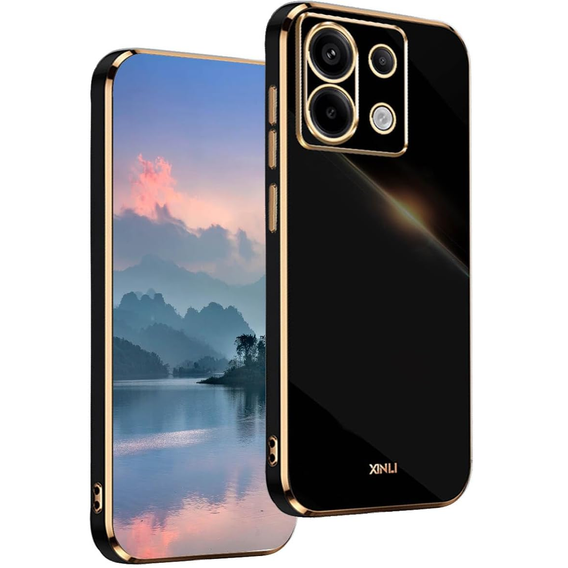 Чехол для Xiaomi Redmi Note 13 Pro 5G, Glamour CamShield, чёрный
