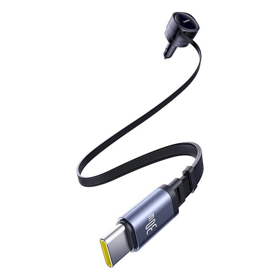Baseus Автомобильное зарядное устройство 2-Port USB i USB Type-C PD40W/QC3.0 - Grey
