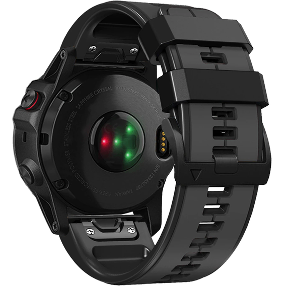 Силіконовий ремінець для Garmin Fenix 26mm, Black