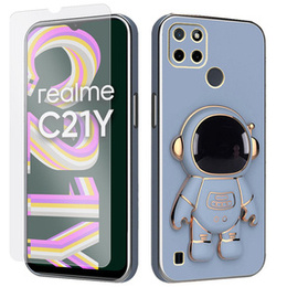Чехол Electro Case Astronaut для Realme C21Y/C25Y, синий