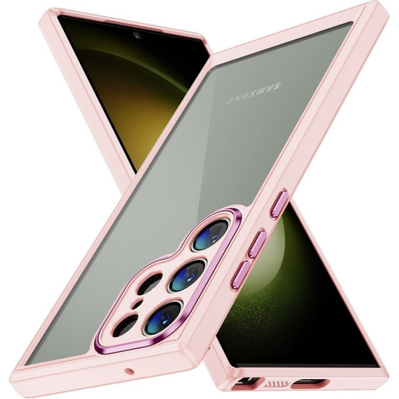 Чохол для Samsung Galaxy S23 Ultra, ERBORD Impact Guard, рожевий