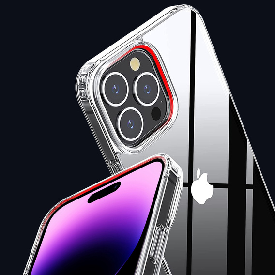 Чехол до iPhone 14 Pro, Fusion Hybrid, прозрачный