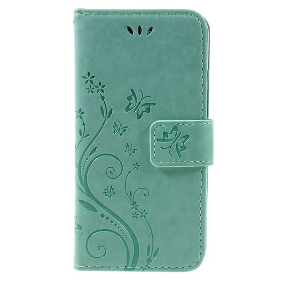 Откидной чехол для iPhone 7/8/SE 2020/SE 2022, Butterfly, зелёный