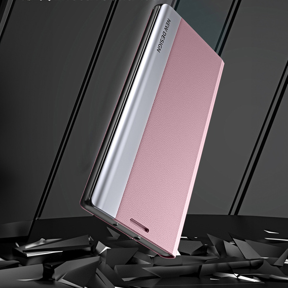 Откидной чехол для Honor Magic 6 Lite 5G, Side Magnetic, розовый