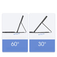 Чохол + клавіатура Apple iPad Pro 13" 7 gen. 2024, Dux Ducis TouchPad Leather Pen Slot, чорний