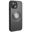 Чехол до MagSafe до iPhone 13, Hole for Apple Logo, серый