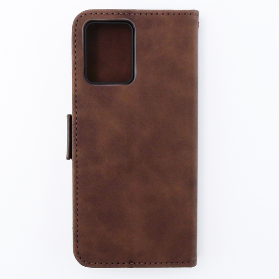 Откидной чехол для Motorola Moto G54 5G, Card Slot, коричневый