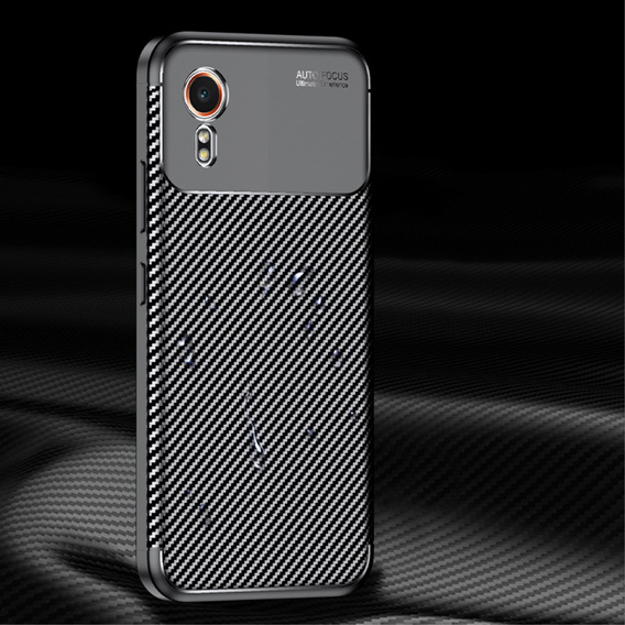 Чoхол до Samsung Galaxy Xcover 7, Carbon Gel, чорний