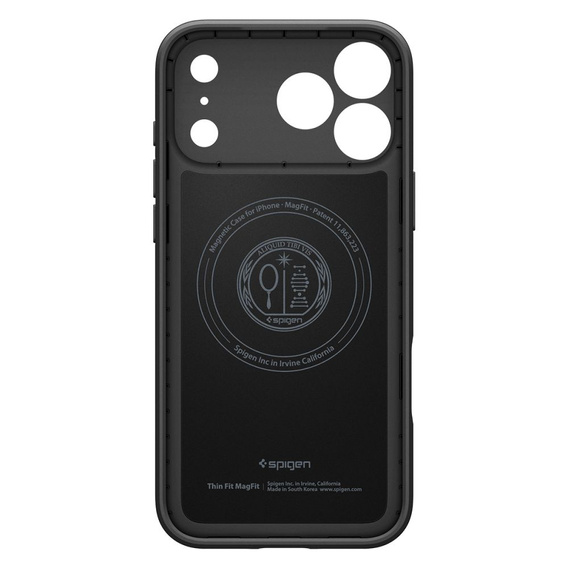 Чехол Spigen для iPhone 17 Pro Max, Thin Fit MagSafe, черный