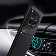 Чехол для OnePlus 12 5G, с магнитной накладкой, чёрный