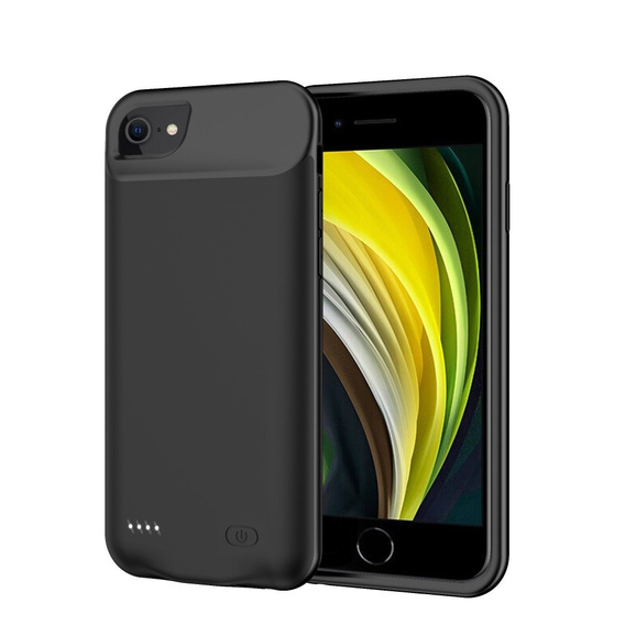 Чехол с батареей 6000mAh до iPhone 6/6S/7/8/SE 2020/SE 2022, black