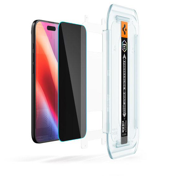 Загартоване захисне скло Spigen Glas.TR "EZ FIT" HD для iPhone Air (2 шт)