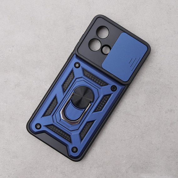 Чохол NOX Camera Slide Motorola Moto G84 5G, CamShield Slide, синій