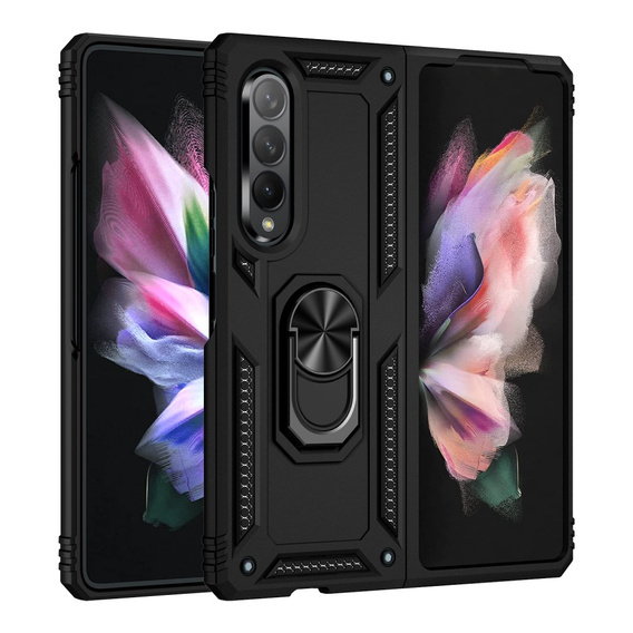 Броньований Чoхол до Samsung Galaxy Z Fold3 5G, Nox Case Ring, чорний