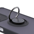 Чехол для Infinix Hot 30i, Frosted Ring, чёрный