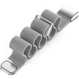 Браслет  MilaneseBand для Xiaomi Mi Band 7 Pro - Silver