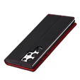 Кожаный чехол для Samsung Galaxy S22 Ultra, ERBORD Grain Leather, чёрный