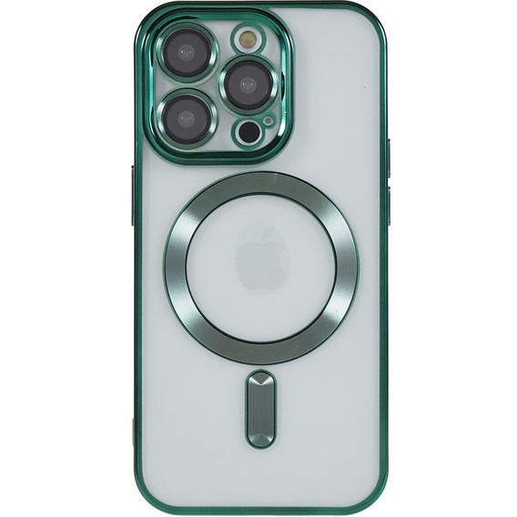 Чехол до iPhone 13 Pro, MagSafe Hybrid, зелёный