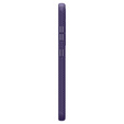 Чехол Spigen для Samsung Galaxy S24, Liquid Air, фиолетовый + закаленное стекло 9H