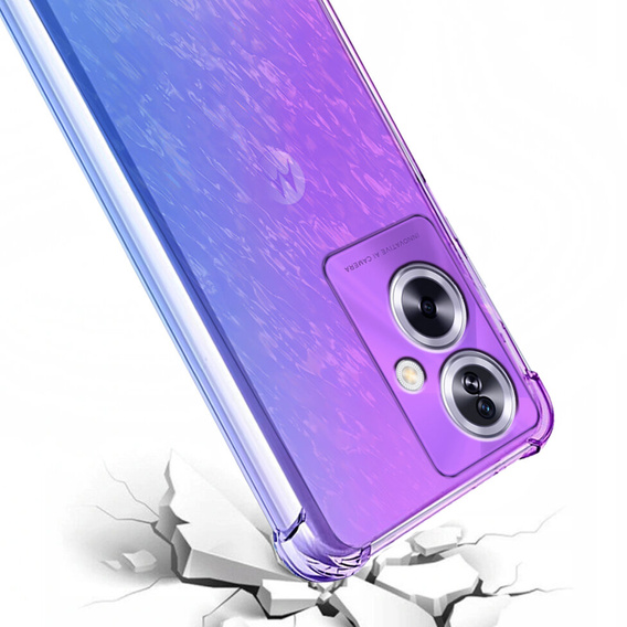 Чохол для Oppo A79 5G, Gradient Dropproof, Фіолетовий / синій