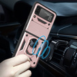 Чехол NOX Camera Slide Samsung Galaxy Z Flip3 5G, CamShield Slide, розовый rose gold