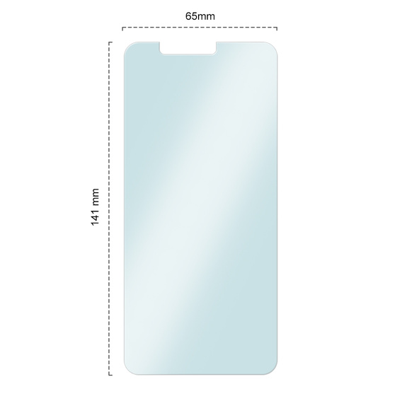 2x Загартоване скло для Xiaomi Redmi 7A, ERBORD 9H Hard Glass на екрані