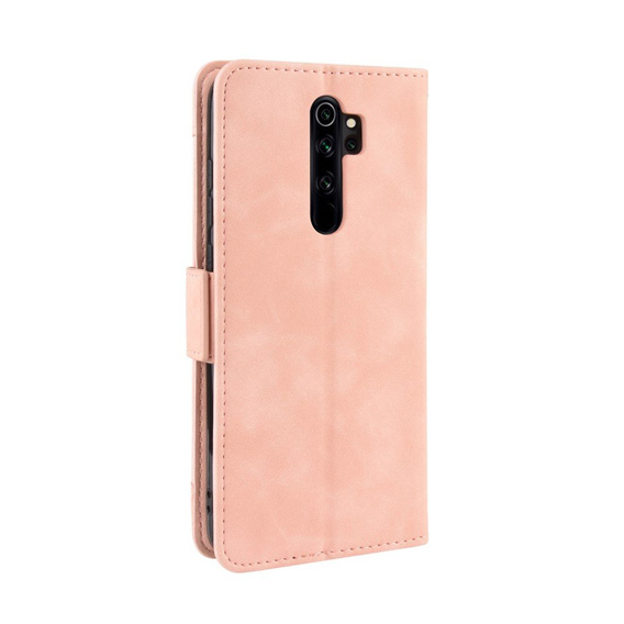 Откидной чехол для Xiaomi Redmi Note 8 Pro, Card Slot, розовый