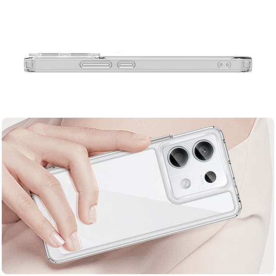 Чехол до Xiaomi Redmi Note 13 Pro 5G, Fusion Hybrid, прозрачный
