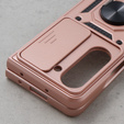 Чохол NOX Camera Slide Samsung Galaxy Z Fold5 5G, CamShield Slide, рожевий rose gold